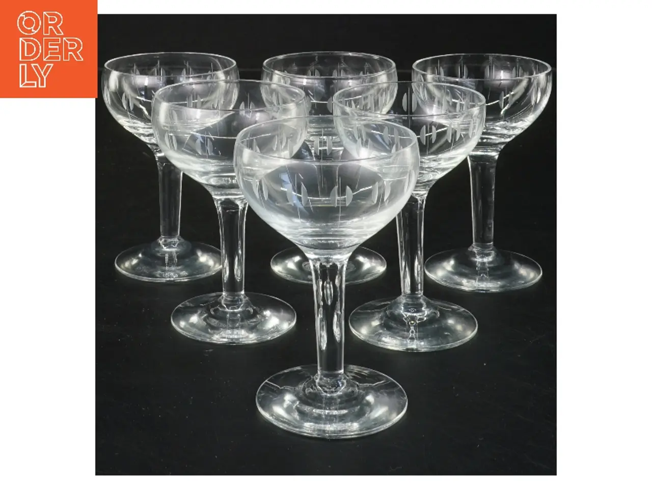 Billede 1 - Sæt med 6 glas (str. 6 stk Ø 6 cm længde 9,5 cm)