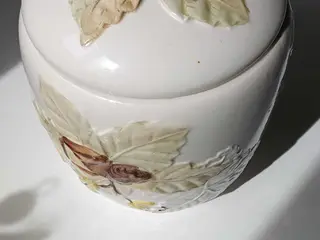 Fransk kage krukke i fajance