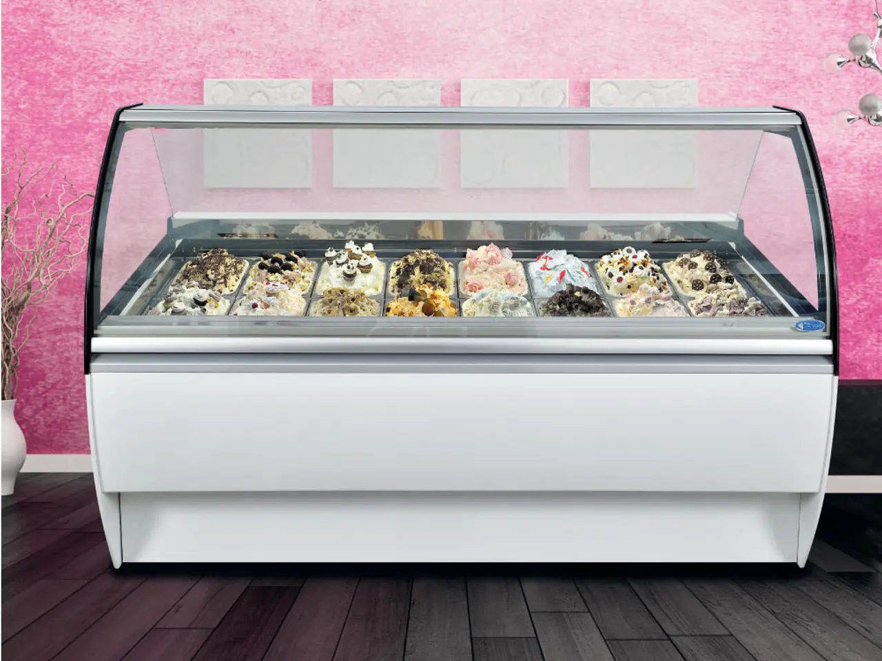 Billede 1 - Ital Proget Smile Gelato 24 isvitrine / gelatomont