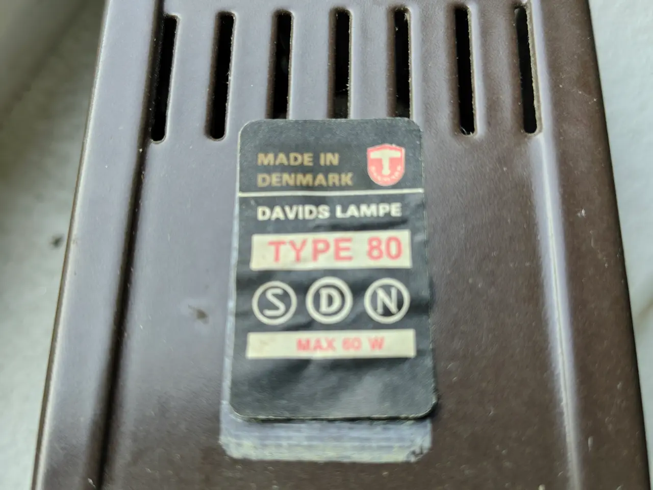 Billede 6 - Flot Davids retro væglampe