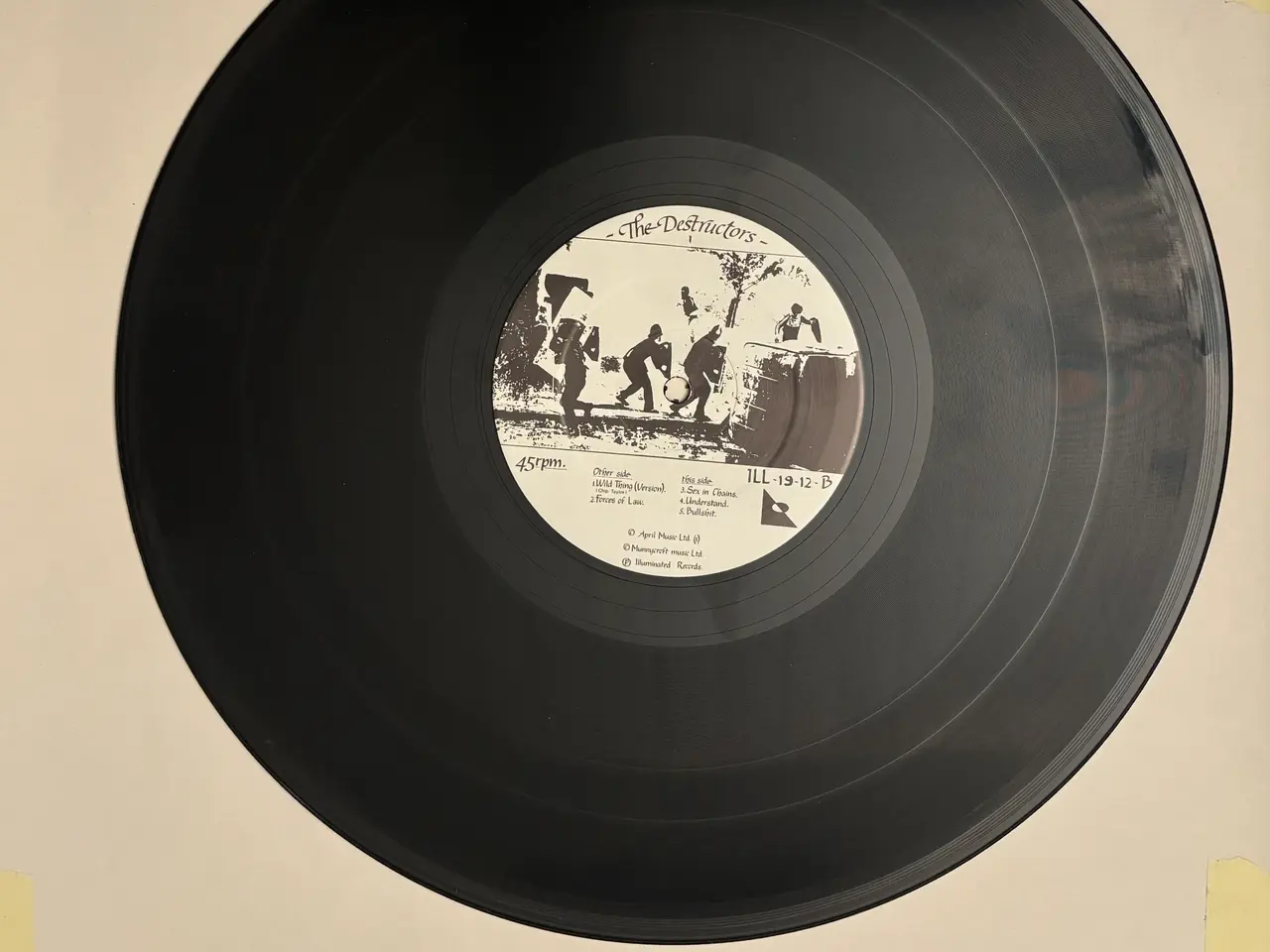 Billede 4 - Destructors – Wild Thing LP / 12" EP 1983 UK82