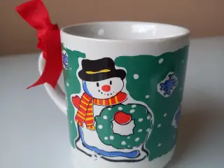 Julekrus med snemænd