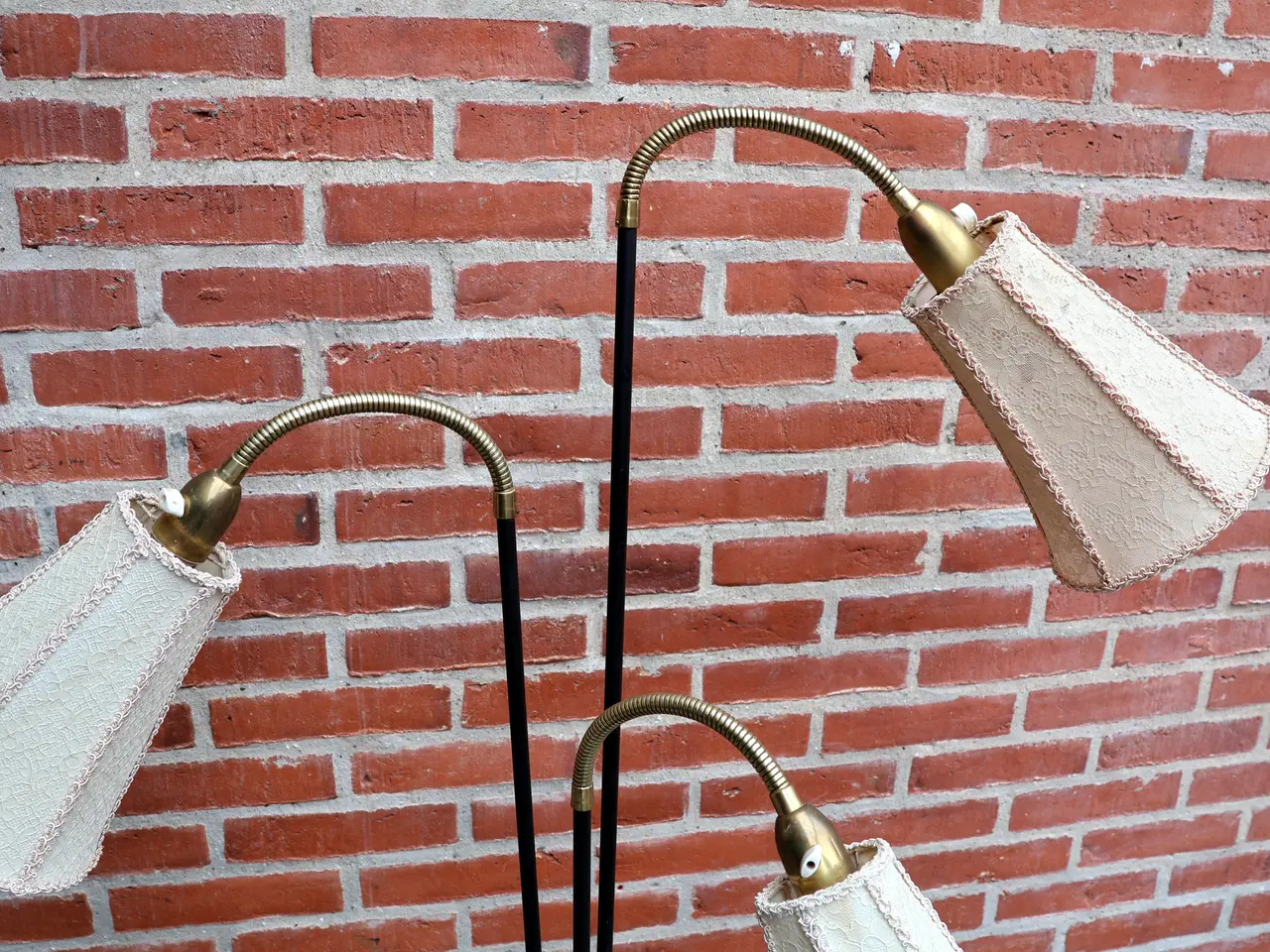 Billede 6 - Svend Aage Holm 3 armet gulvlampe 1950er´ne
