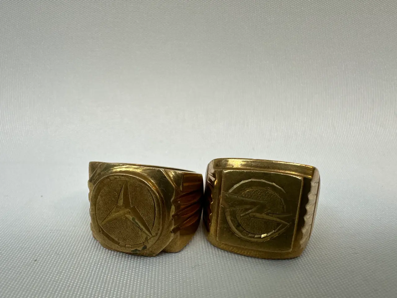 Billede 3 - 2 stk. messing ringe 