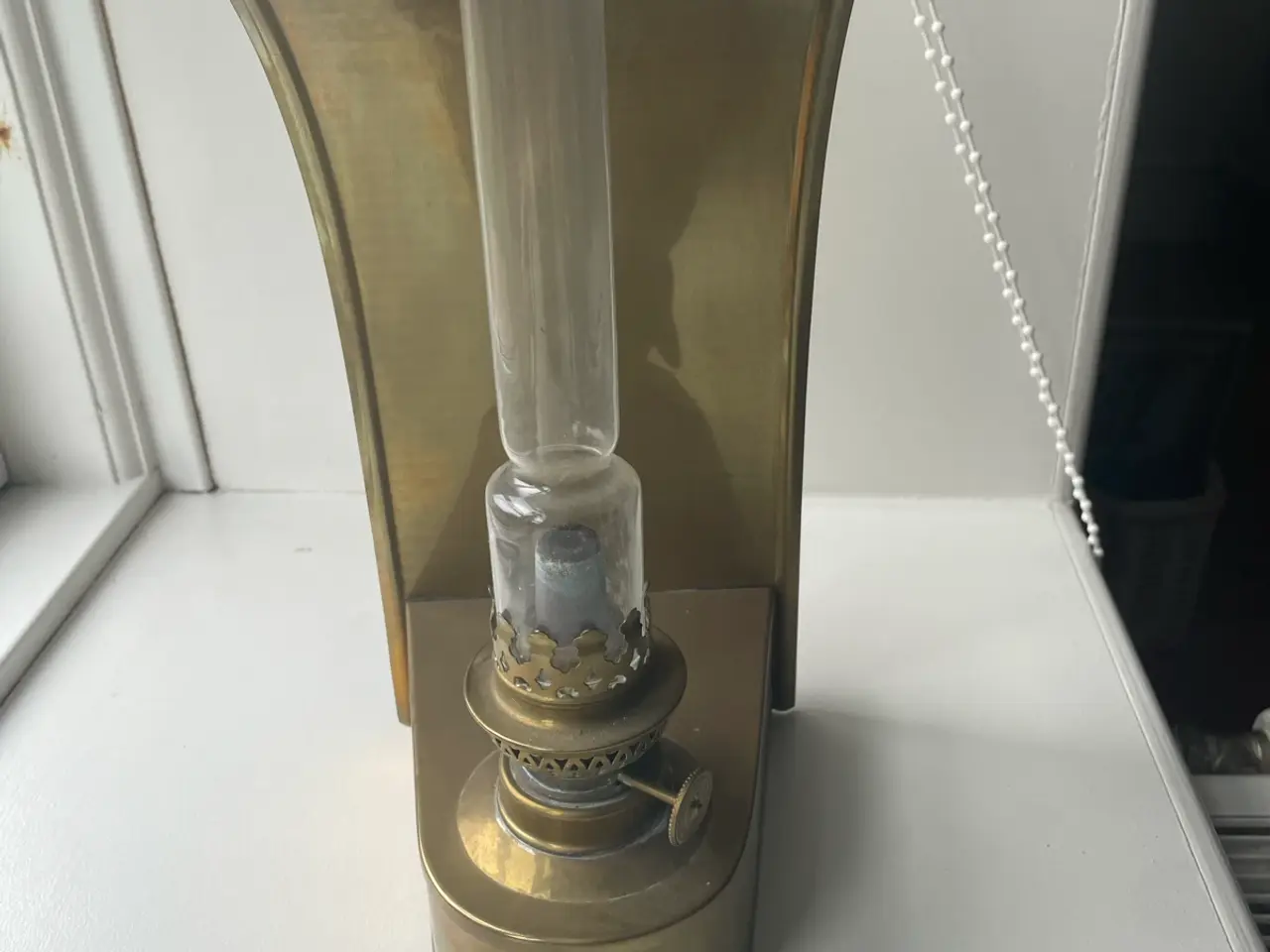Billede 1 - Messinglampe