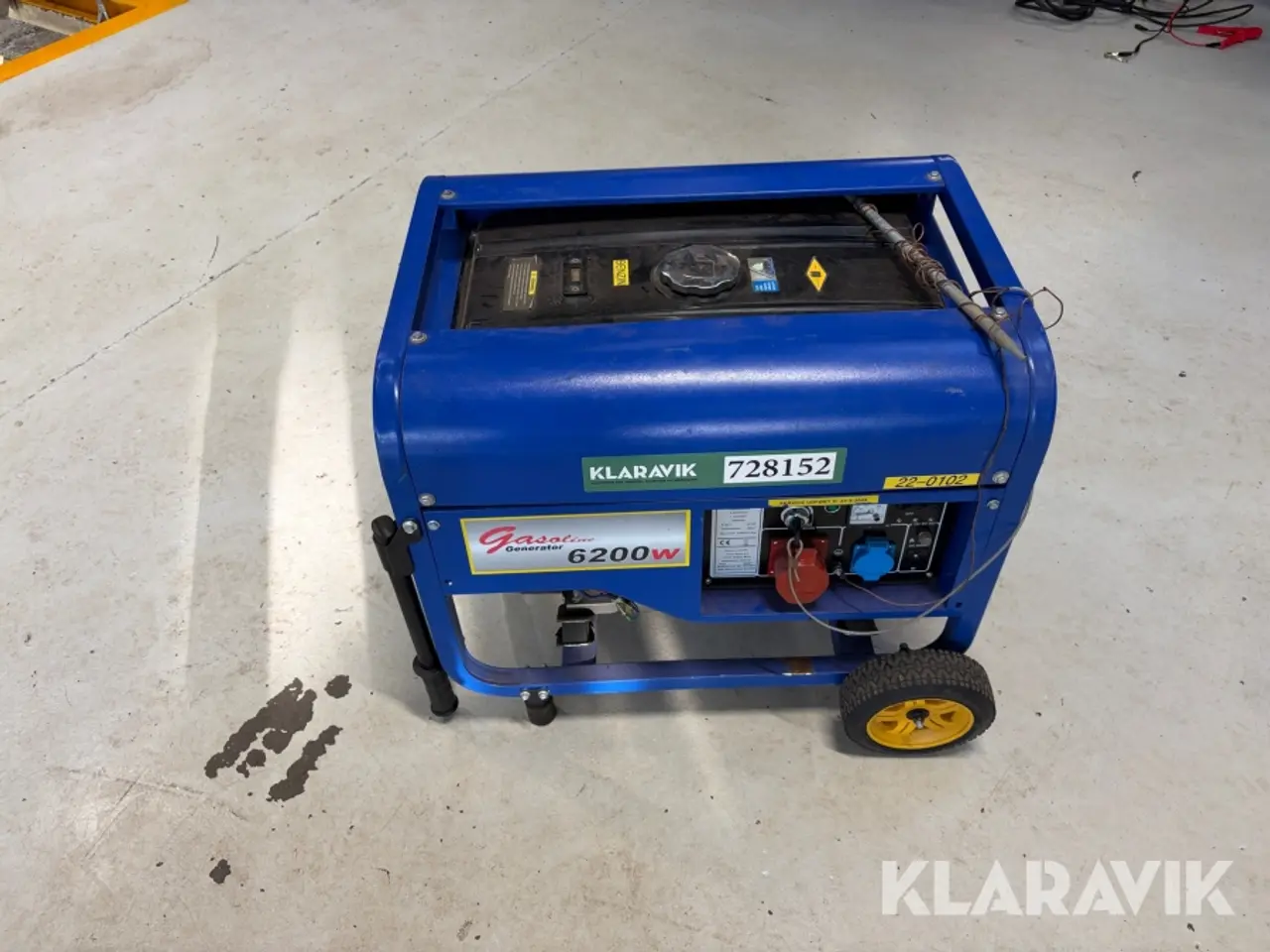 Billede 2 - Generator Gasolgenerator 6200 W
