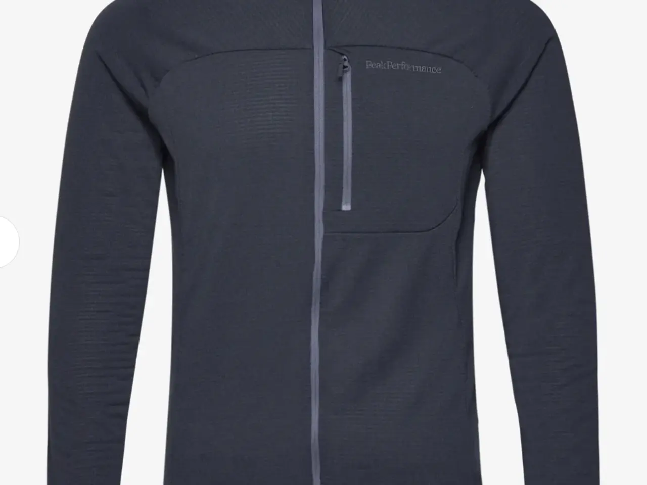 Billede 1 - Peak Performance Fleecetrøje M Light Zip Hood Blå
