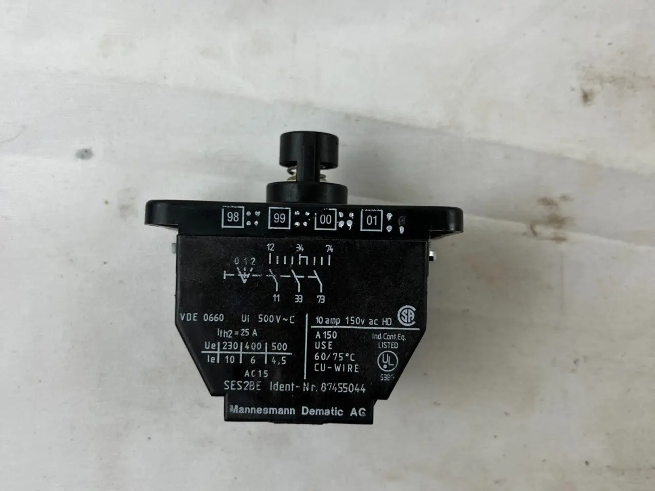 Billede 3 - Demag SES2BE 87455044 Cam endestopkontakt Contact