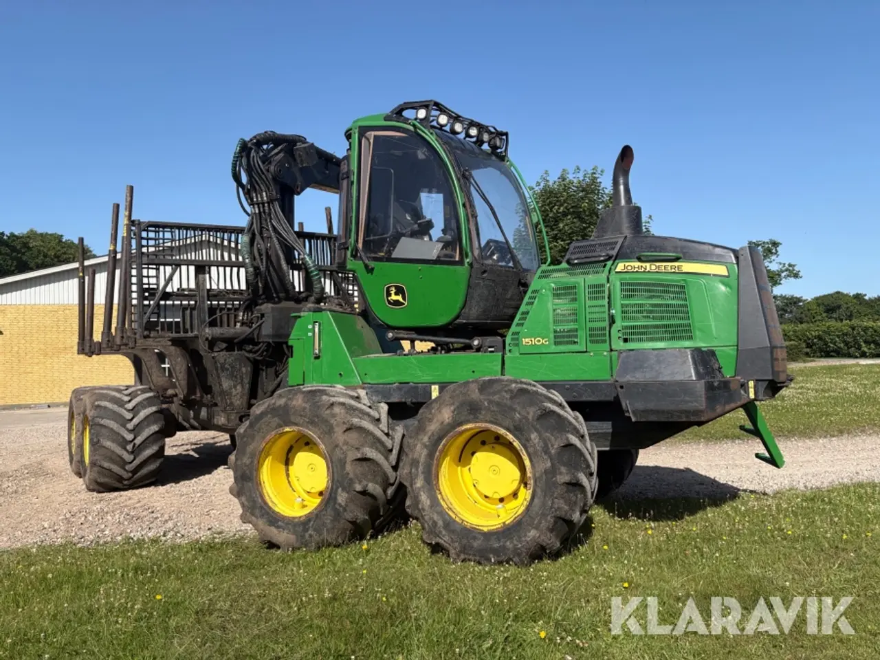 Billede 4 - Udkører John Deere 1510G med hurtigskifte