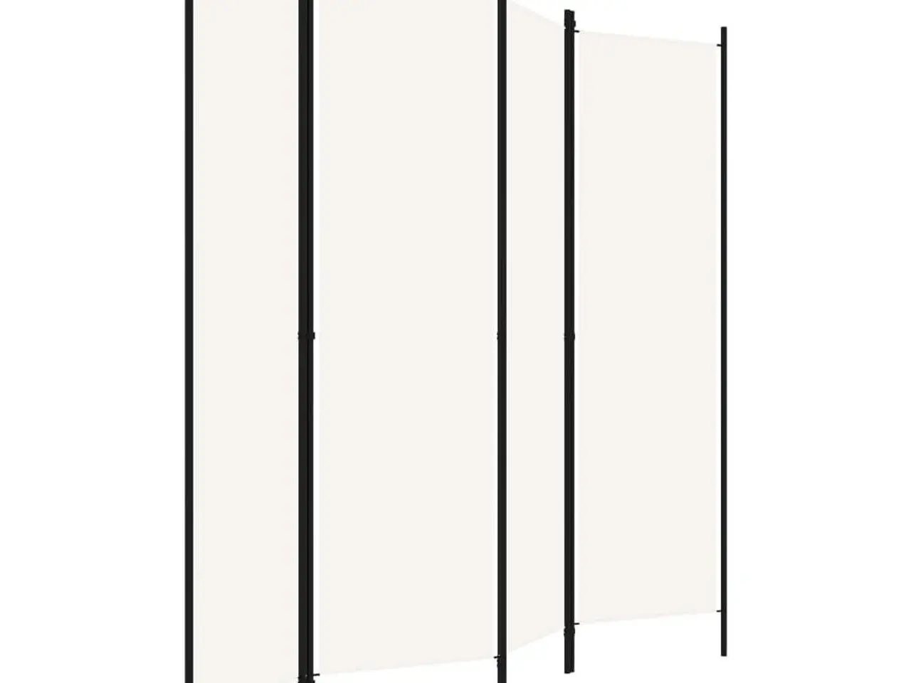 Billede 3 - 4-panels rumdeler 200 x 180 cm hvid