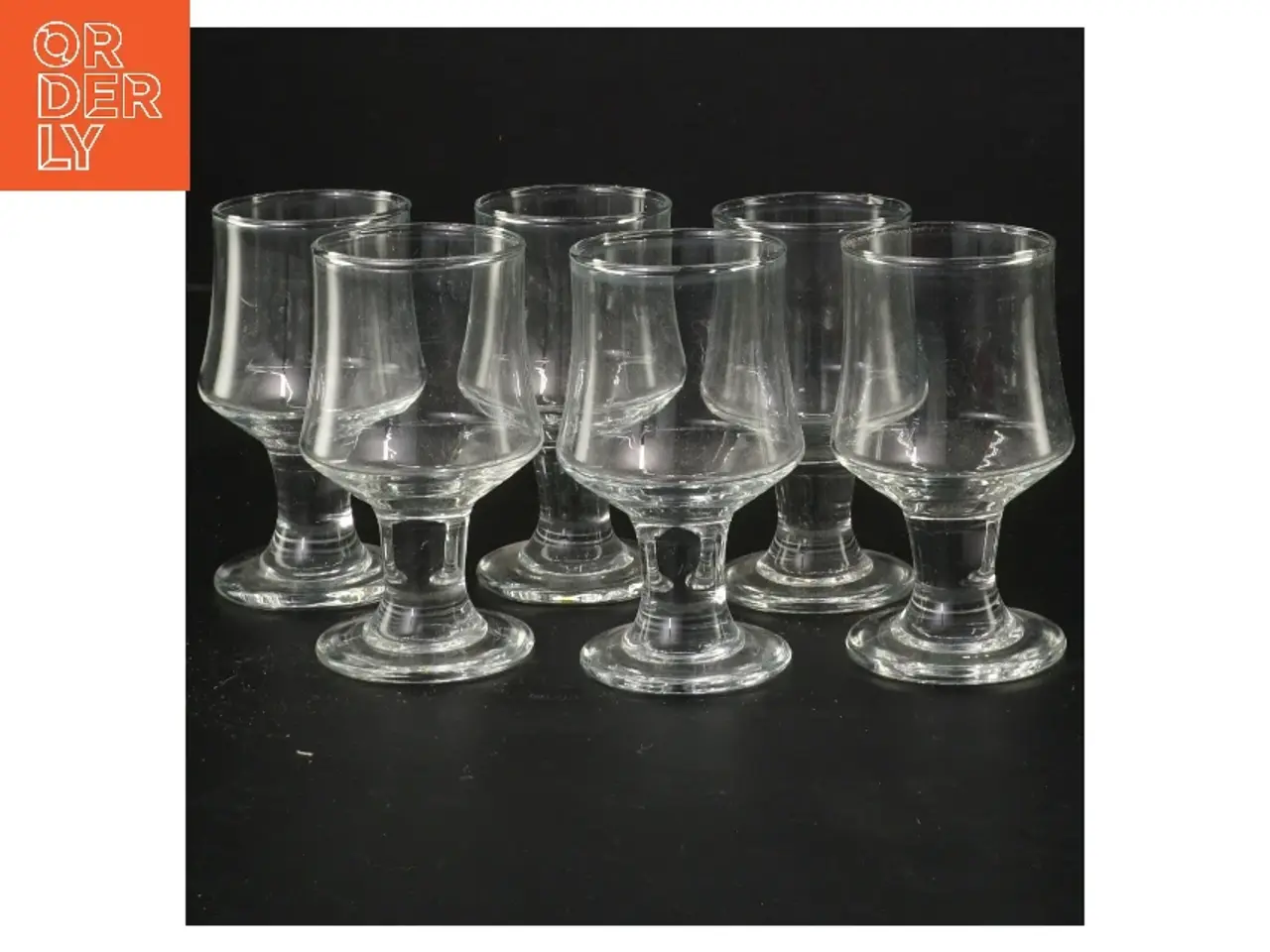 Billede 1 - Sæt med 6 glas (str. 6 styk, 9 cm)