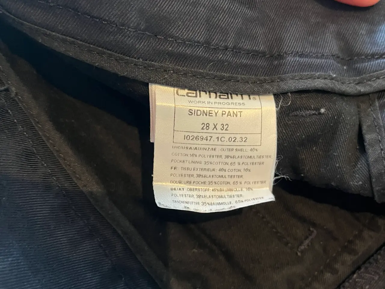Billede 4 - Carhartt wip sidney pant str. 28/32 i navy