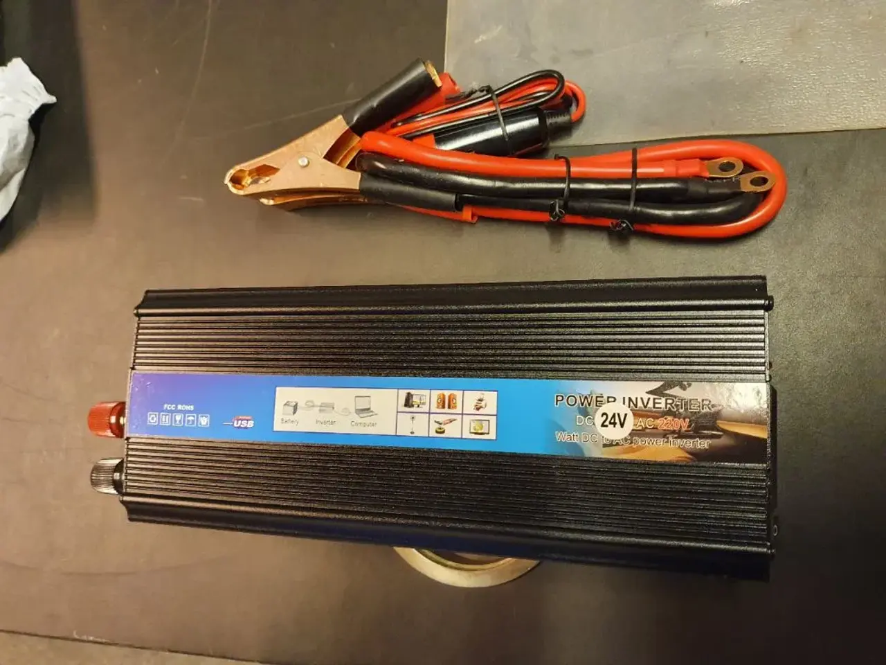 Billede 2 - Inverter/omformer 24v-220v 5000w peak