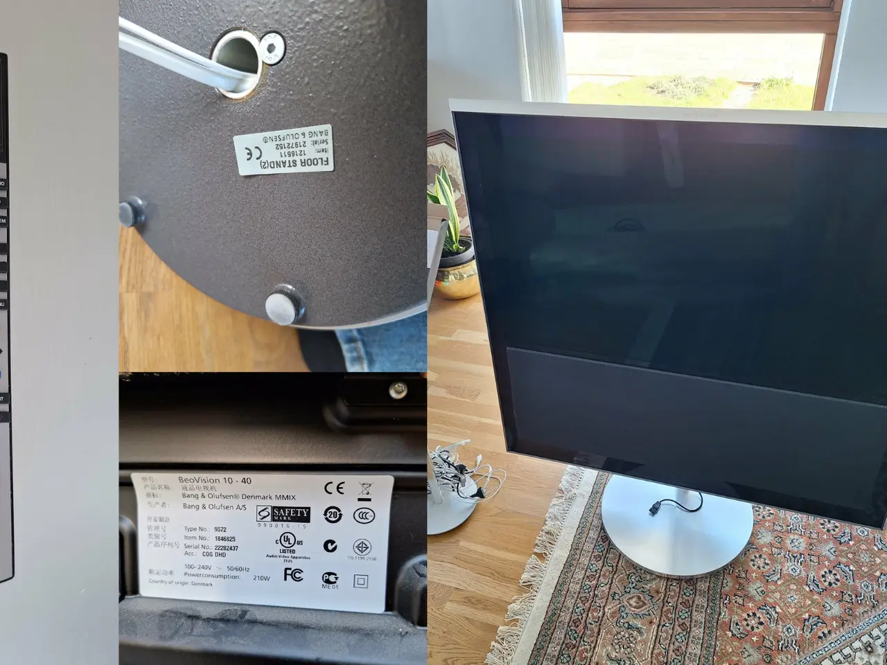 Billede 3 - Bang & Olufsen BeoVision 10-40 + BeoLab 3 + Subwoo