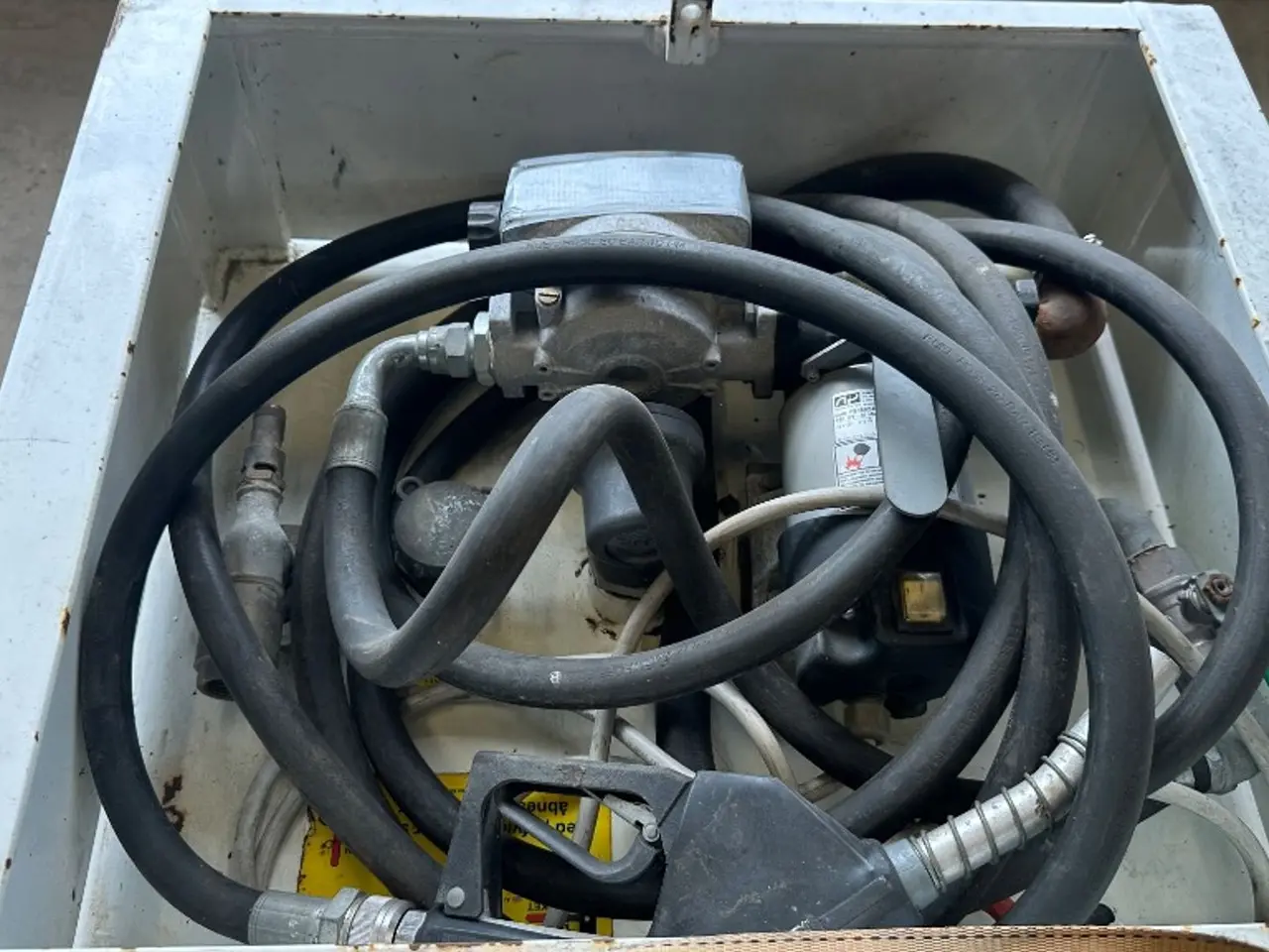 Billede 4 - Diesel tank med pumpe