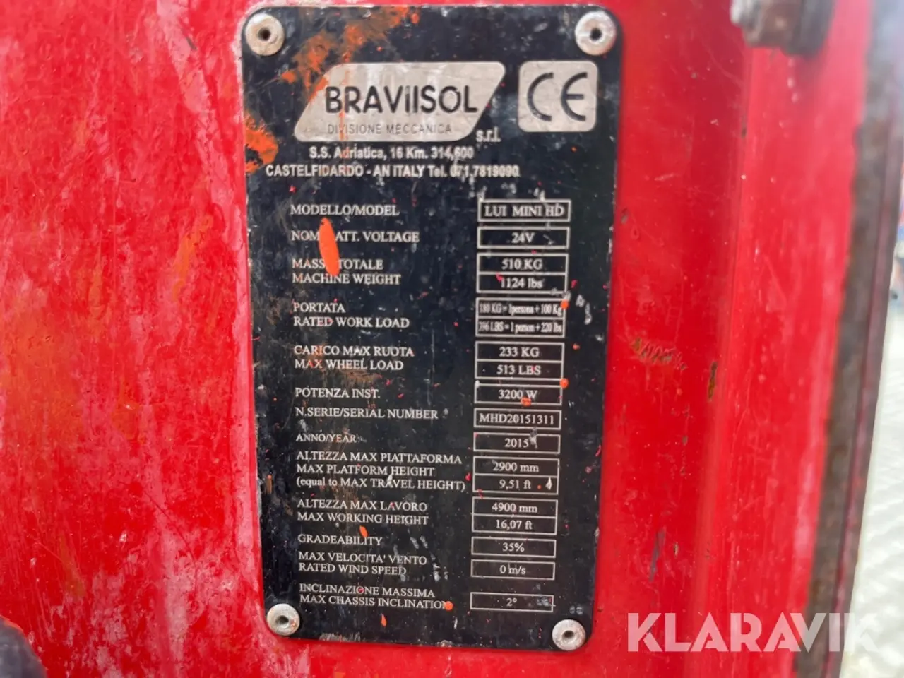 Billede 9 - Søjlelift Braviisol Lui Mini HD 5meter