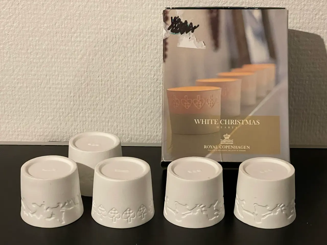 Billede 8 - White Christmas fyrfadsstager