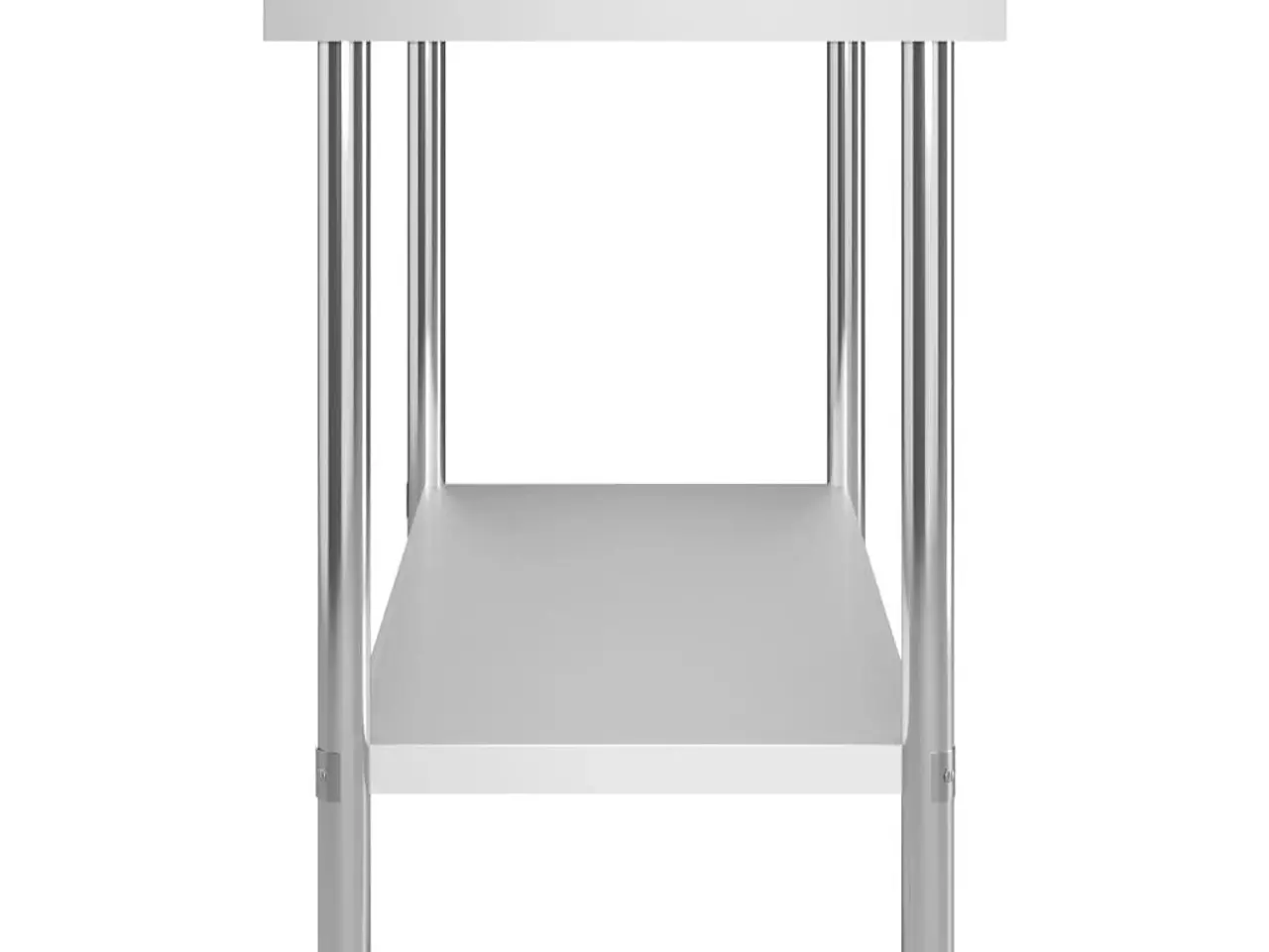 Billede 4 - Arbejdsbord til køkken med stænkplade 120×60×93 cm - rustfrit stål