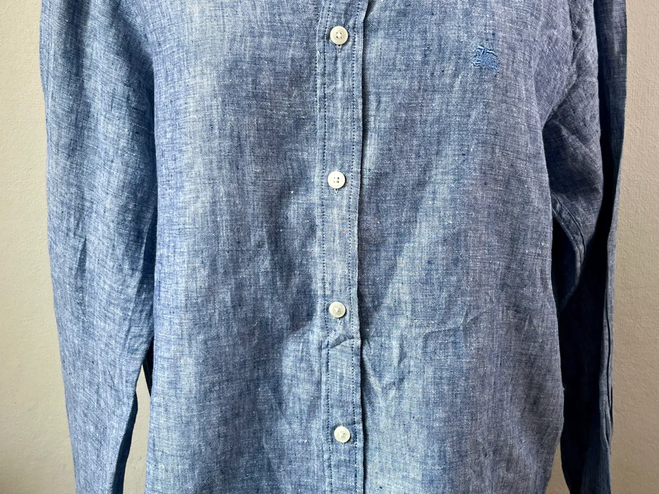 Billede 1 - Burberry, blå skjorte, str XL