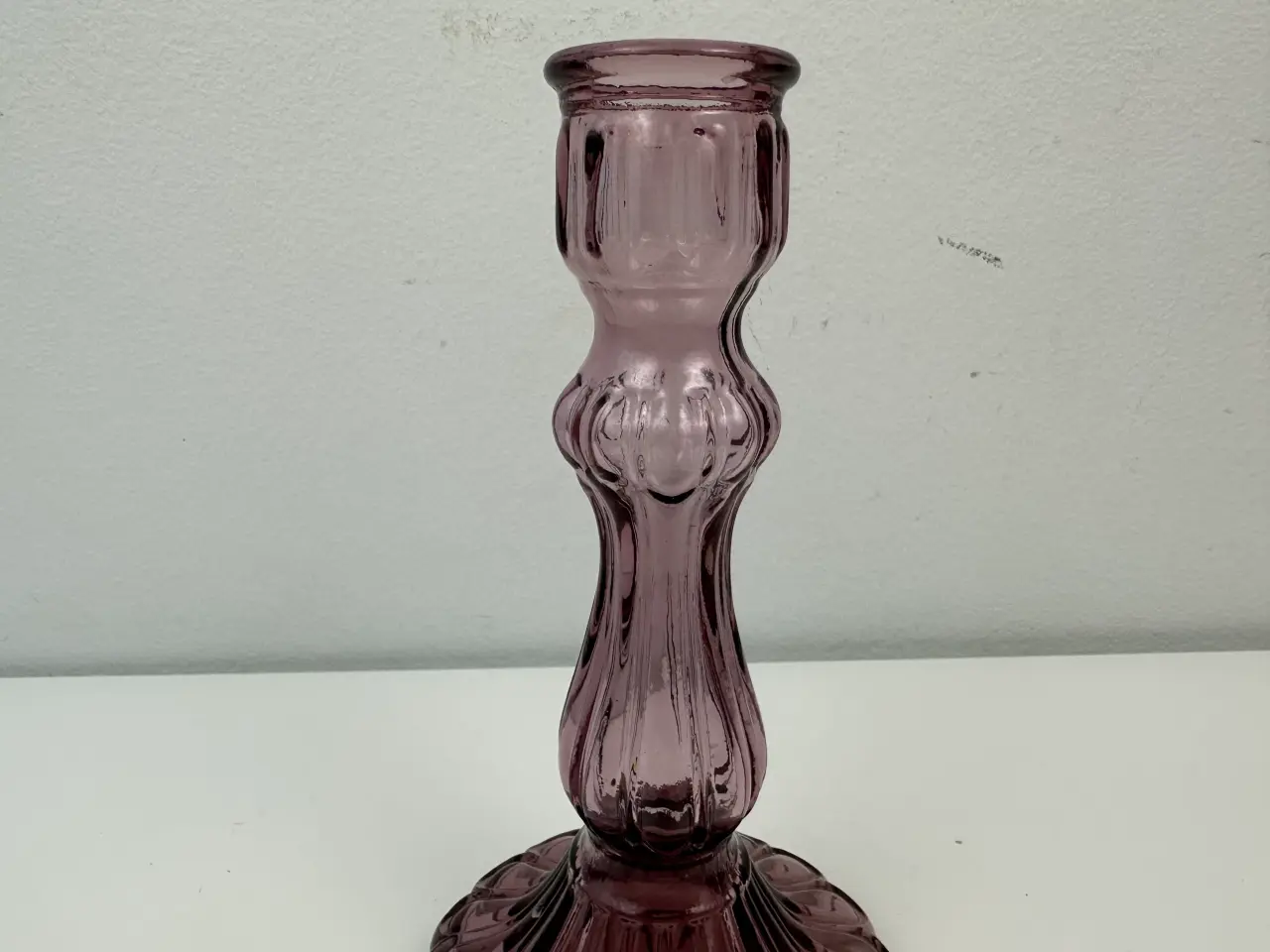 Billede 3 - Ældre vase i glas