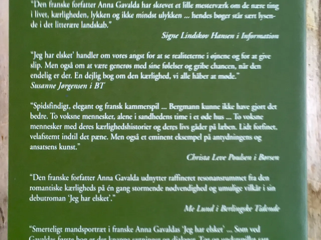 Billede 2 - Jeg har elsket, Anna Gavalda, genre: romantik
