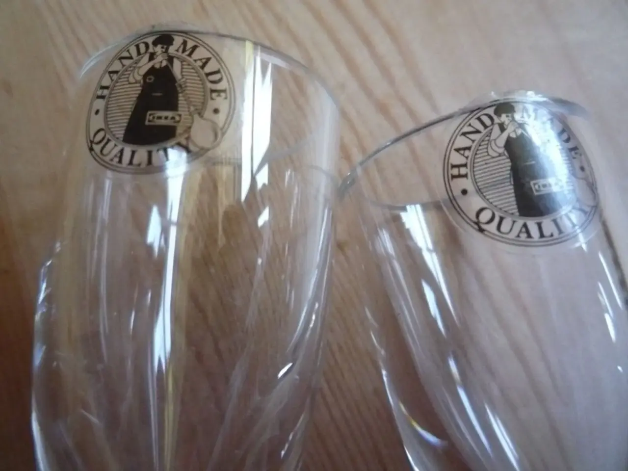 Billede 1 - 2 super flotte lysestager i glas