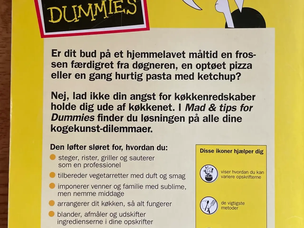 Billede 4 - “Kogebog” - Mad for dummies
