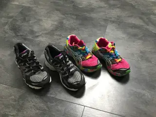 Asics Nimbus 41,5 og Noosa 38