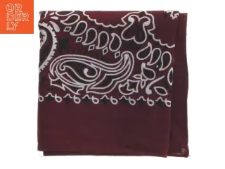 Bordeaux bandana tørklæde med paisley mønster fra Cody James (str. 55x53 cm)