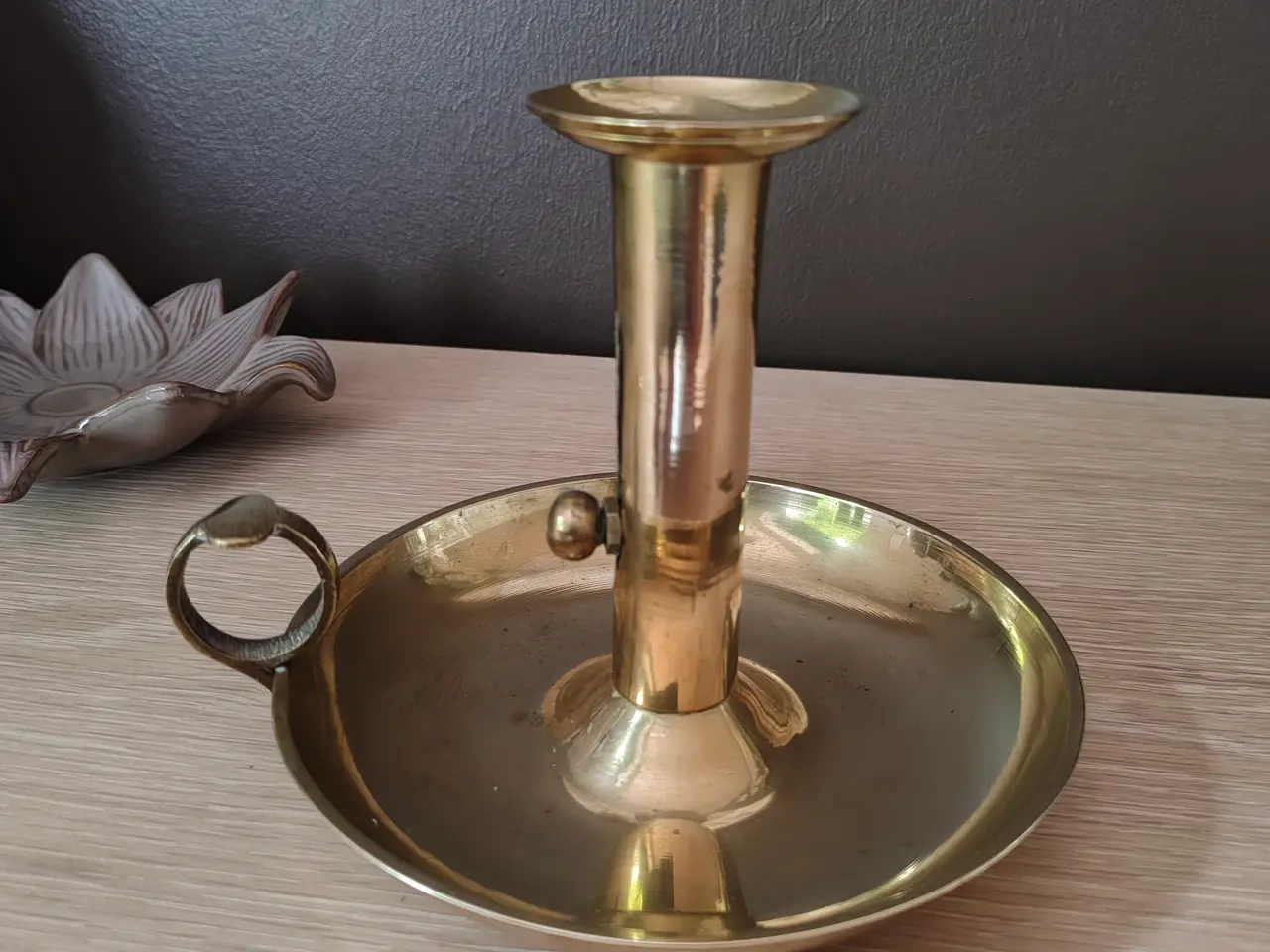 Billede 4 - Flot messing kammerstage