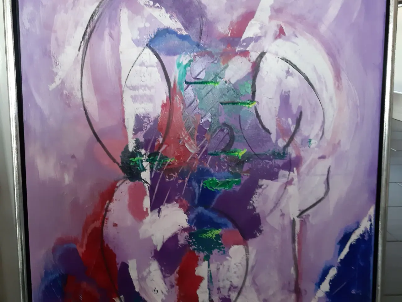 Billede 2 - 2 stk malerier, 64 x 84 cm