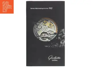 Reklamebrochure for ure fra Glashütte Original