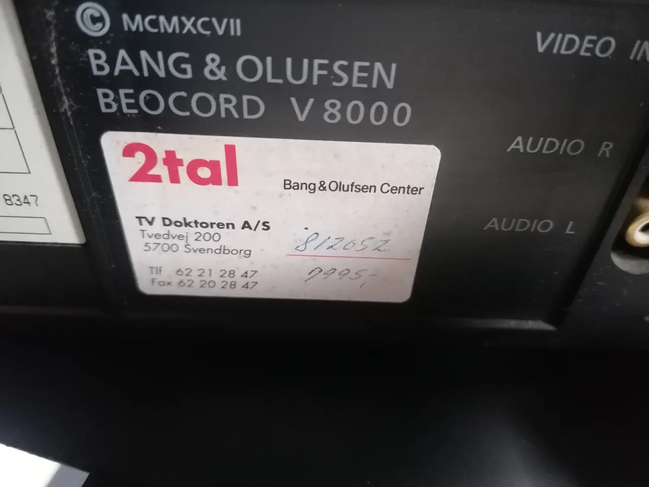 Billede 10 - Billedrørs B&O MX6000 Video V8000, Motorstand , BE