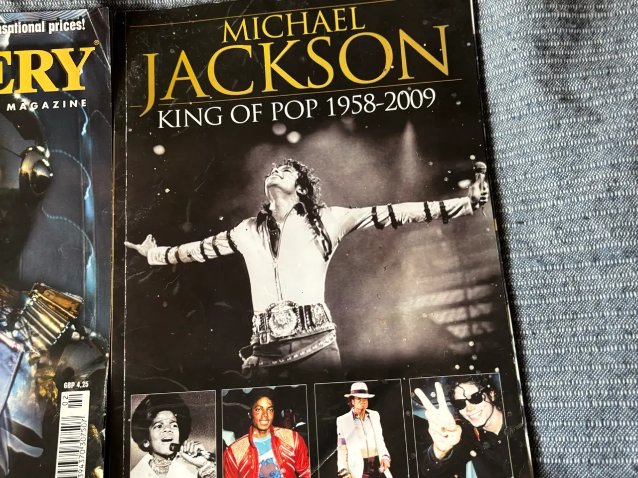 Billede 4 - 5 vintages Michael Jackson blade sælges samlet
