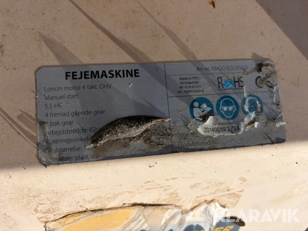 Billede 5 - Fejemaskine Rohs med kost