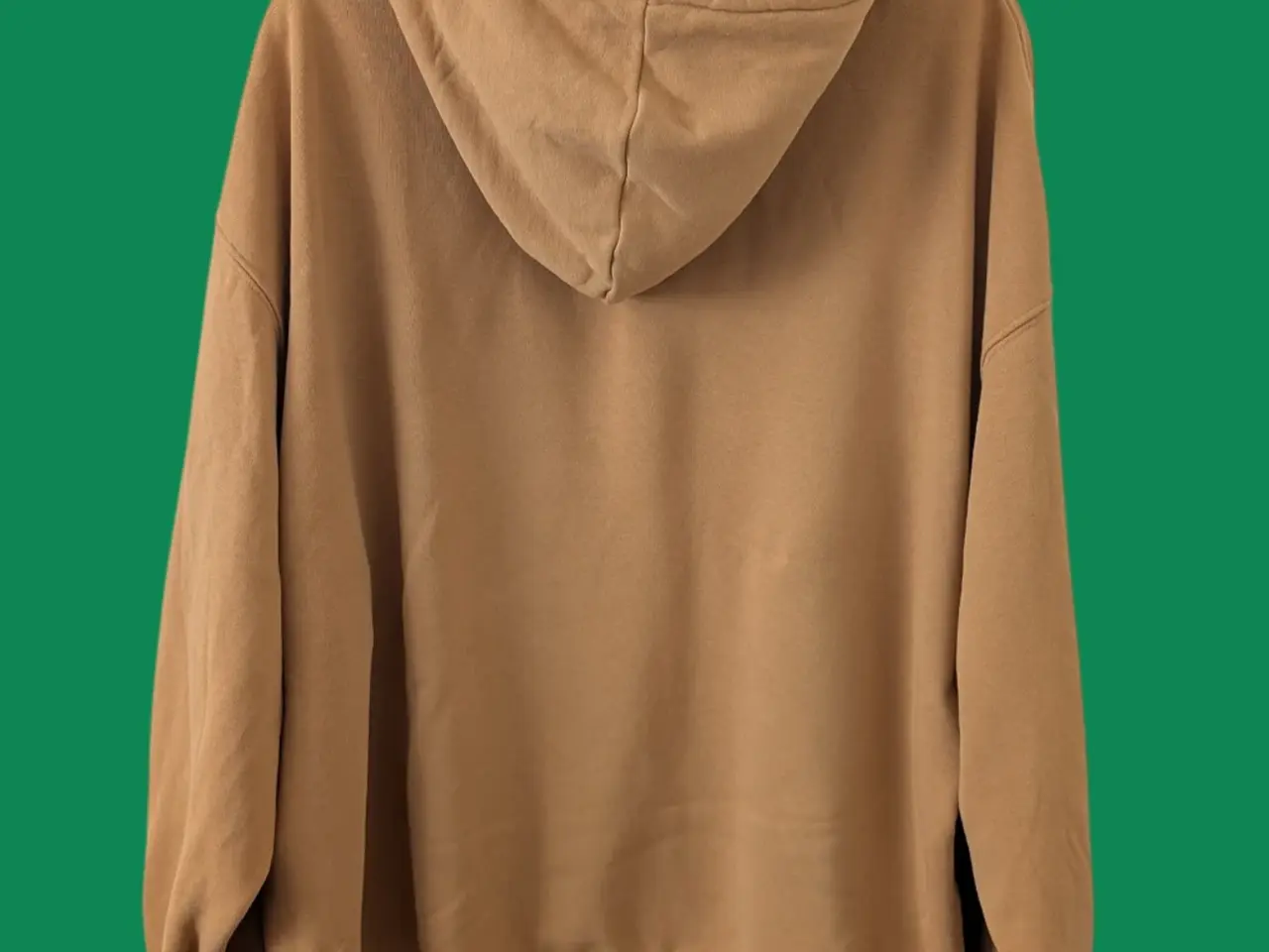 Billede 4 - H&M basics oversized sennepsgul / tan hættetrøje m