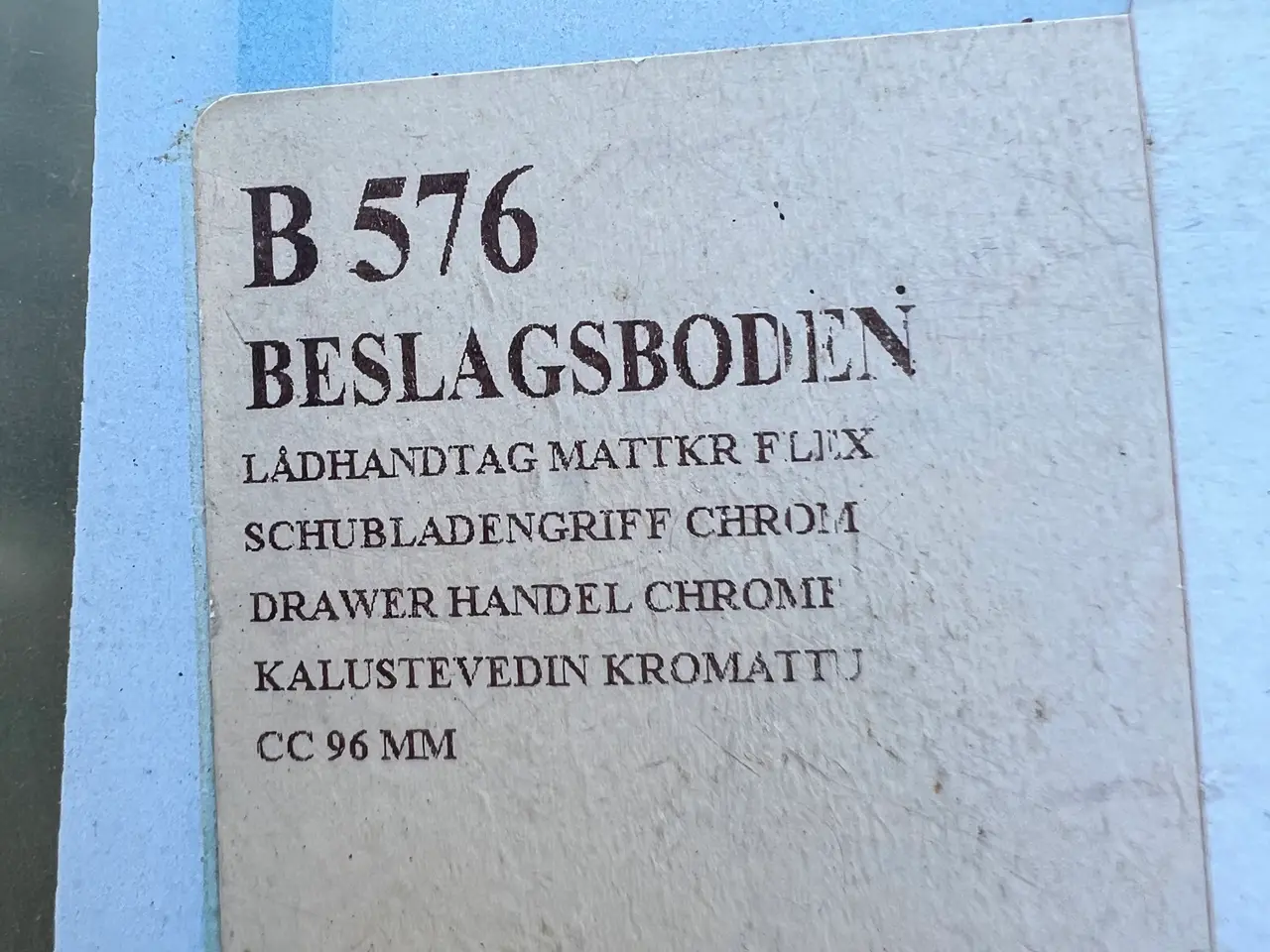 Billede 3 - 1 Stk. Nyt Retro Skabsgreb i Børstet Stål.