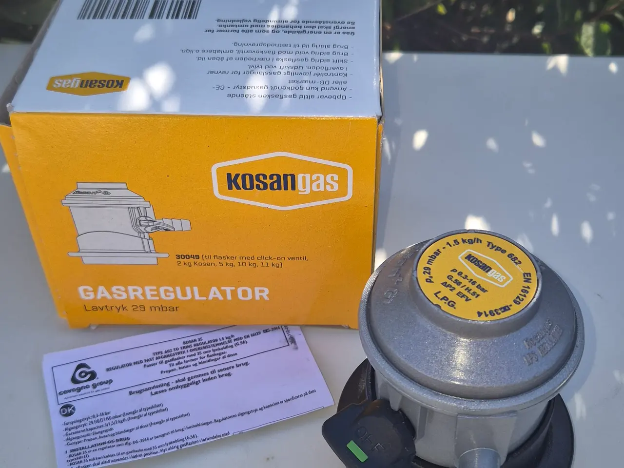 Billede 1 - Kosangas Gasregulator Type 682 - Helt ny