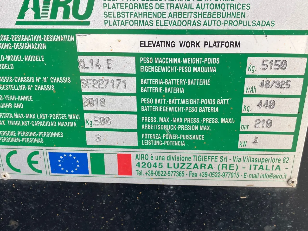 Billede 4 - Airo XL14 E AIRO 14 Meters lift med 6 meter platform