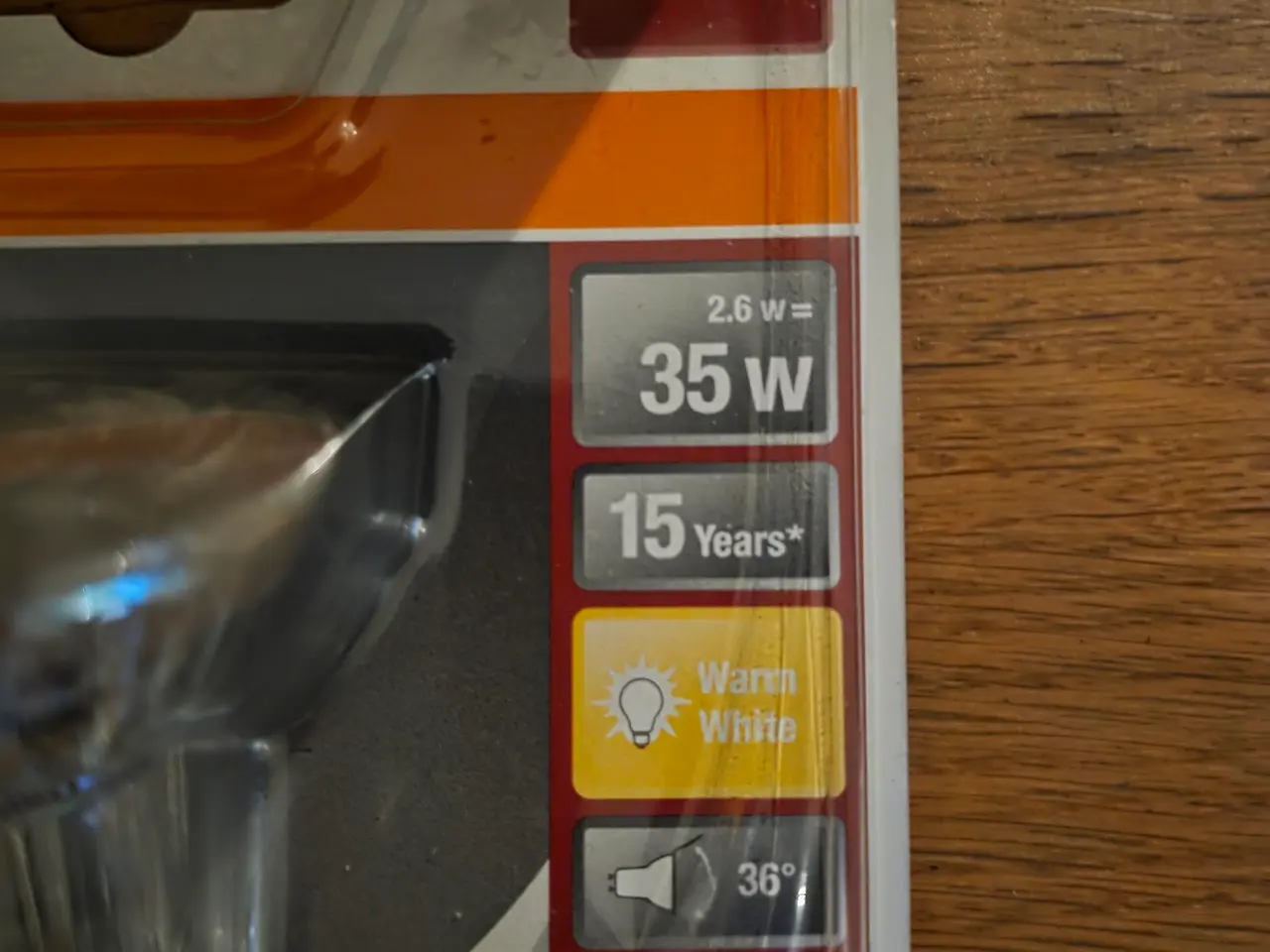 Billede 2 - Osram LED Star Par16 spotpære GU10 2,6 W