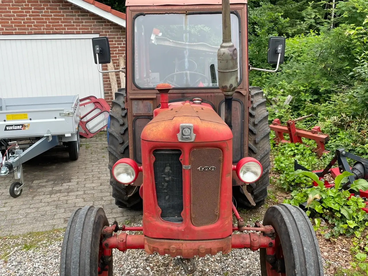 Billede 6 - Traktor med patina.