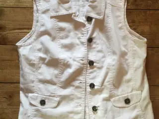 Hvid vest str 36