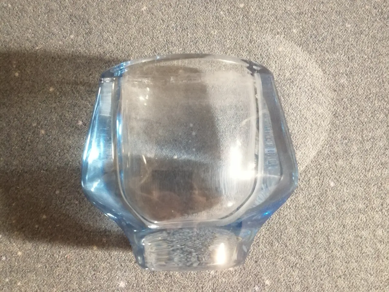 Billede 1 - Smuk Aquablå Glas Vase