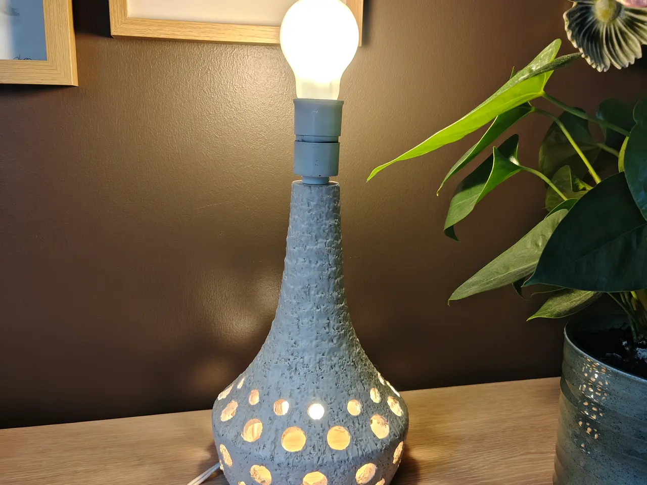 Billede 2 - Flot vintage bordlampe