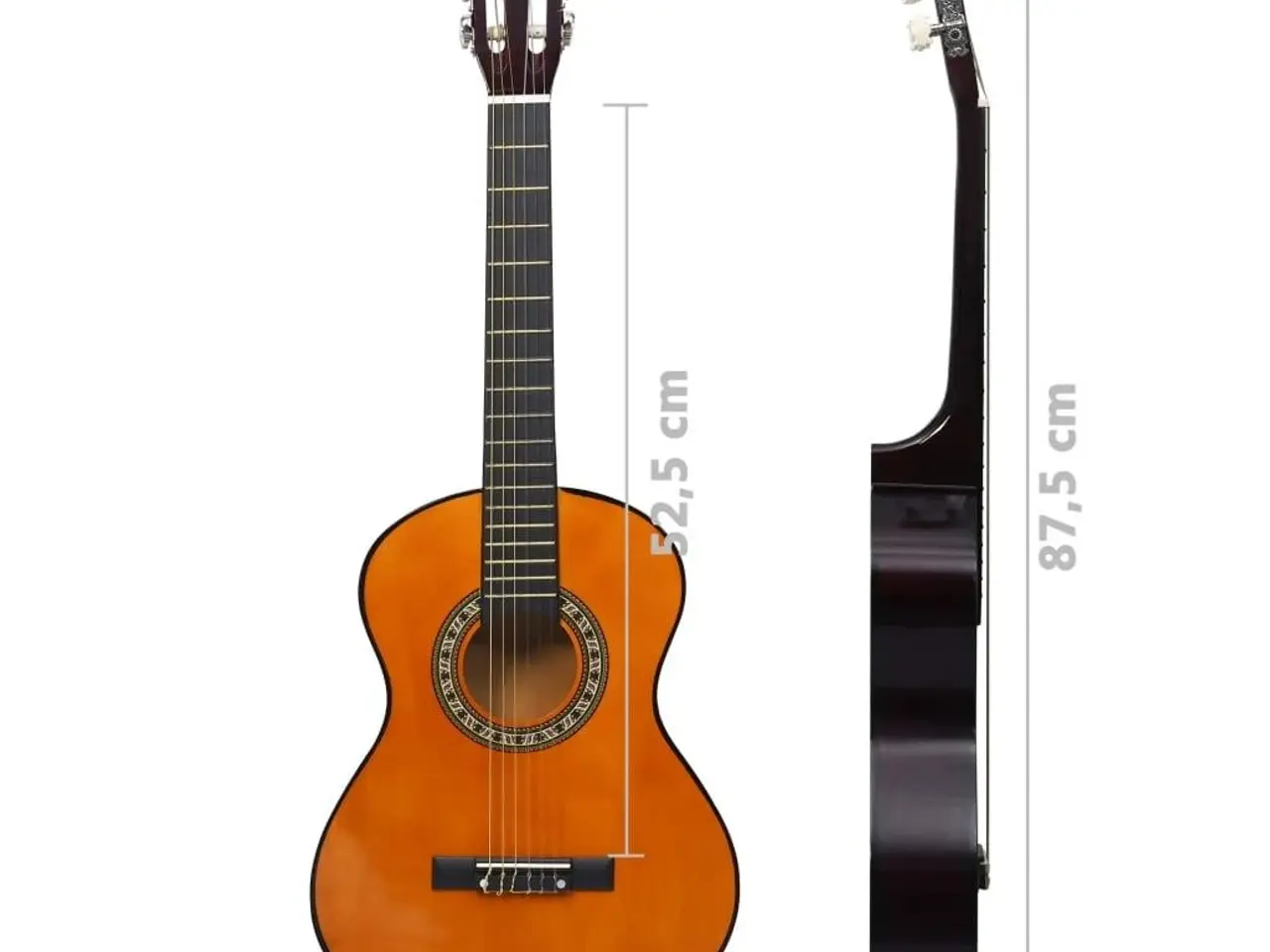 Billede 11 - Klassisk guitarsæt til begyndere - 1/2 (34") - 8 dele