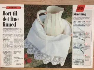 Hæklet bort til det fine linned
