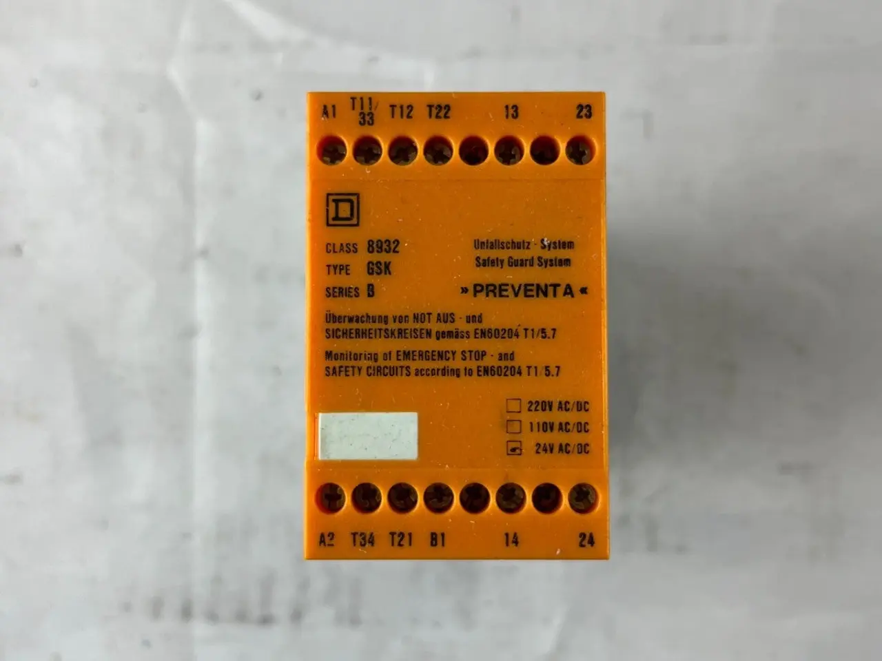 Billede 3 - Square D Preventa GSK sikkerhedsrelæ 24V AC/DC B