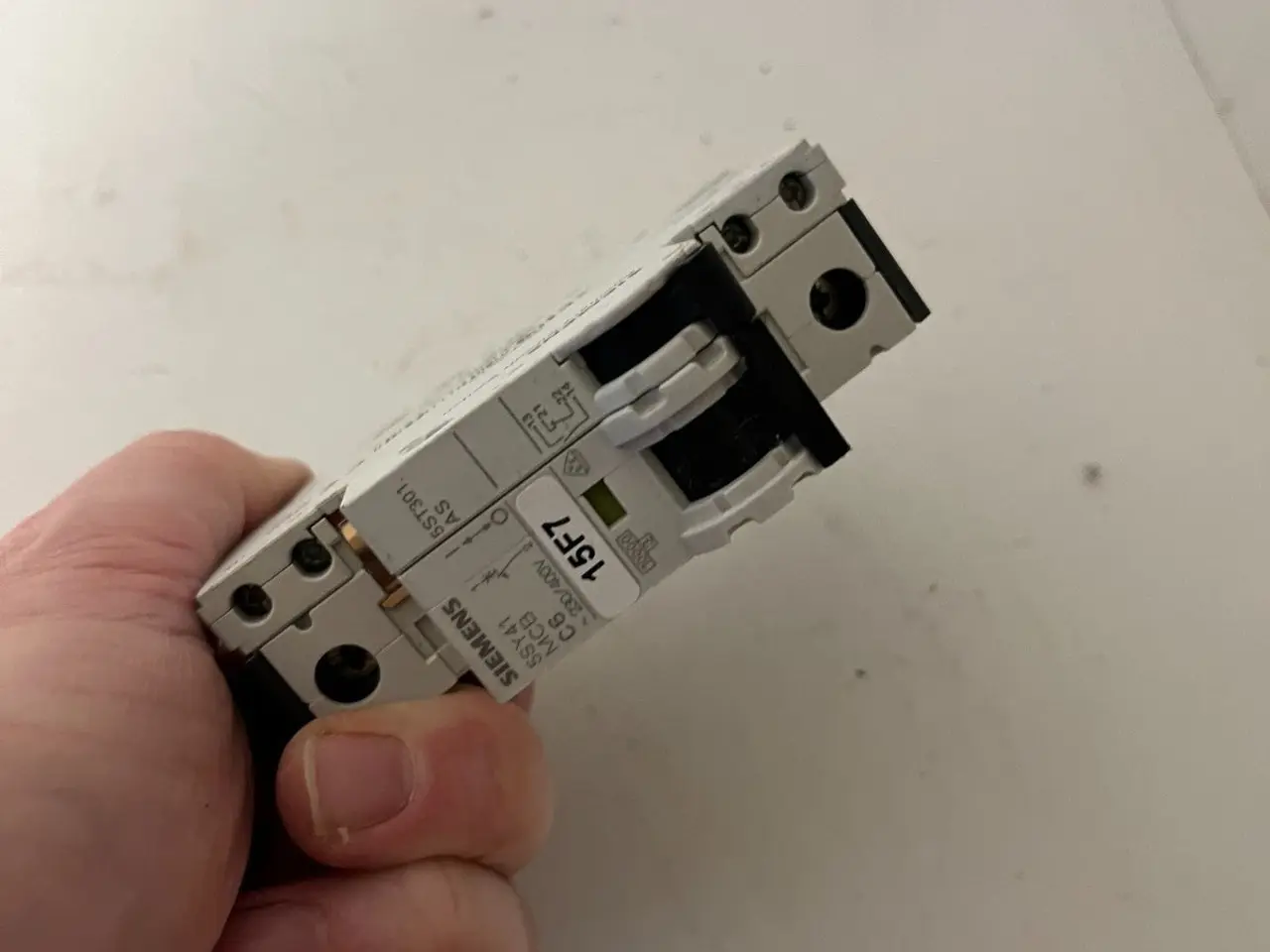 Billede 9 - Siemens 5SY41 MCB C6 1P+Aux 6A Miniature 230/400V