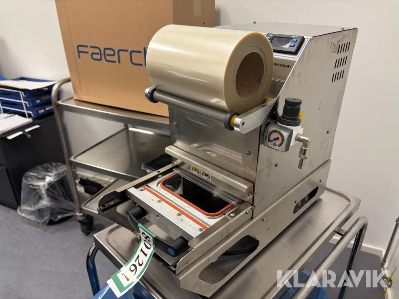 Billede 1 - Bakke-/traysealer Techpa Machinery TM 20E med folierulle