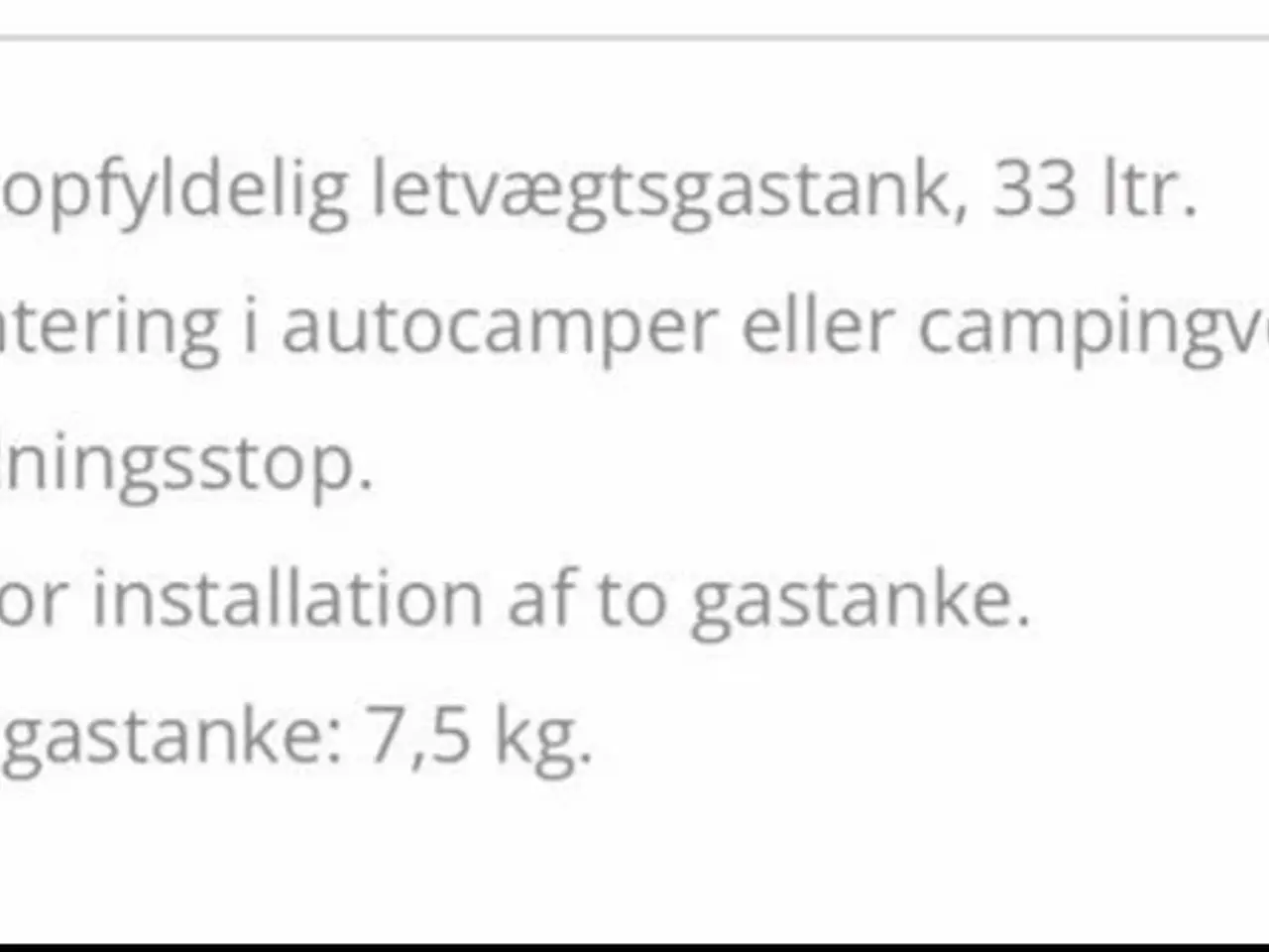 Billede 5 - Alugas fyldeflaske 33,3L (ca 18 kg)